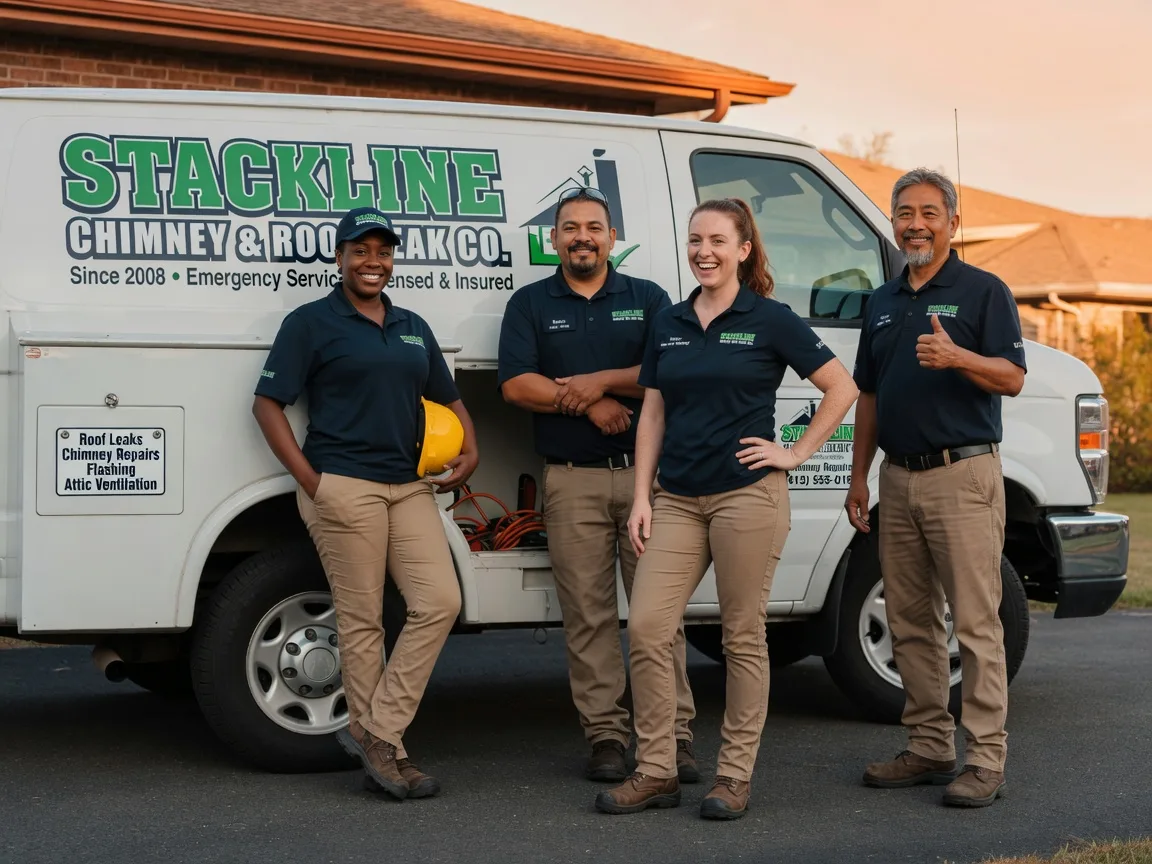 Chimney flashing repair company in Jacksontown, OH